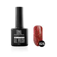 Гель-лак TNL - Glitter №25 - Красный апельсин (10 мл.)