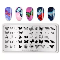 Born Pretty, Пластина для стемпинга 12*6 см 45512 BP-L003 Over print, 1 шт