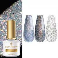 Born Pretty, Гель-лак Reflective Glitter Flash RGF-04 53087-04, 7 мл