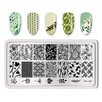 Born Pretty, Пластина для стемпинга 12*6 см 21812 BP-L026, 1 шт