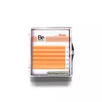 Цветные ресницы Be Perfect (Би Перфект) Neon Orange MIX 6 линий
