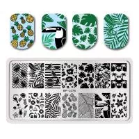 Born Pretty, Пластина для стемпинга 12*6 см 40067 BP-L076, 1 шт