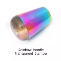 Born Pretty, Штамп 45934-01 Rainbow Handle Holo Transparent, 1 шт