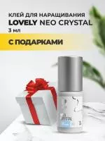 Клей прозрачный Lovely Neo crystal, 3мл с подарками