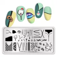 Born Pretty, Пластина для стемпинга 12*6 см 46747 BP-L001 Fashion power, 1 шт