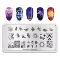 Born Pretty, Пластина для стемпинга 12*6 см 45896 BP-L003 Artist, 1 шт