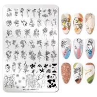 Nicole Diary, Пластина для стемпинга 14,5*9,5 см 51800 ND-L42, 1 шт
