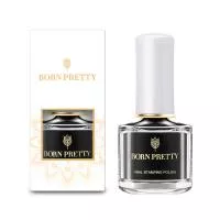 Born Pretty, Лак для стемпинга 42857-03 WN-03 черный, 6 мл