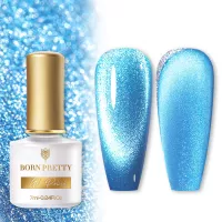 Born Pretty, Гель-лак Sea Blue Cat Magnetic Gel SB-08 54748-08, 7 мл