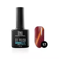 Гель-лак TNL - magnet lux №17 - искрящийся малиновый (10 мл.)