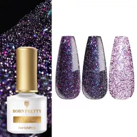 Born Pretty, Гель-лак Reflective Glitter Flash RGF-08 53087-08, 7 мл