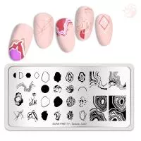 Born Pretty, Пластина для стемпинга 12*6 см 49336 BP-L007 Texture, 1 шт