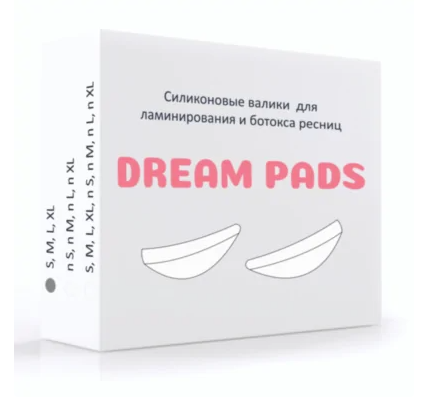 Dream pads Силиконовые валики для ламинирования  ресниц (L)
