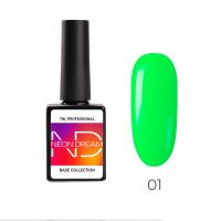 Цветная база TNL Neon dream base №01 - яблочный мармелад (10 мл.)