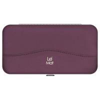 Магнитный кейс для 6 пинцетов Nature Leather Purple