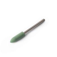 Фреза-полировщик силиконовая, конус закругленный (средняя твердость), зеленая 5x16 мм TNL