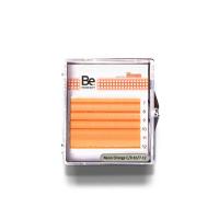 Цветные ресницы Be Perfect (Би Перфект) Neon Orange MIX 6 линий