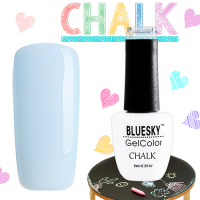 BlueSky, Гель-лак Chalk #010, 8 мл (бирюзово-голубой)