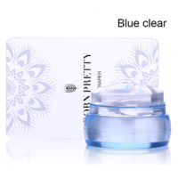Born Pretty, Штамп 41381-01 Blue Clear Stamper, 1 шт