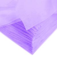 Простыни 70*200 одноразовые в сложении (фиолетовый), 25 шт., 17 гр/м2
