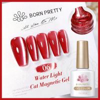 Born Pretty, Гель-лак Water Light Cat Magnetic Gel WL-06 58465-06, 10 мл