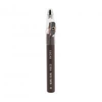 Восковый карандаш для бровей CC Brow СС Броу TINTED WAX FIXATOR, цвет 02 (темно-коричневый)