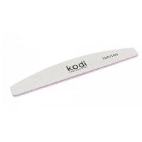 Пилка  для ногтей в форме "Полумесяц" Kodi абразивность 100/100 цвет:серый (78/30/5)