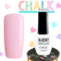 BlueSky, Гель-лак Chalk #001, 8 мл (розовый)