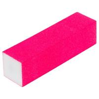 Блок четырехсторонний шлифовальный цветной (10 Розовый неоновый) Irisk