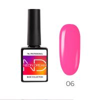 Цветная база TNL Neon dream base №06 - малиновое мороженое (10 мл.)