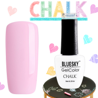 BlueSky, Гель-лак Chalk #017, 8 мл (розовый)