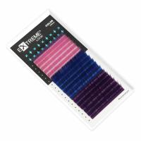 Цветные ресницы Extreme look (Экстрим лук) Light Purple/Blue/Violet