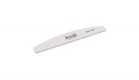 Пилка  для ногтей в форме "Полумесяц" Kodi абразивность 180/180 цвет:серый (178/30/5)