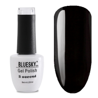 BlueSky, Гель-лак 5 Second #002, 8 мл (черный)