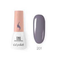 Гель-лак TNL 8 Чувств Mini №201 - серый айсберг (3,5 мл.)