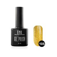 Цветной гель-лак TNL №105 - золотой песок (10 мл.)