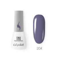 Гель-лак TNL 8 Чувств Mini №204 - синий лед (3,5 мл.)