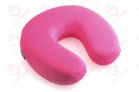 Ортопедическая подушка для шеи, розовая