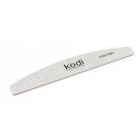 Пилка  для ногтей в форме "Полумесяц" Kodi абразивность 100/180 цвет:серый ( 178/30/5)