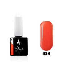 Цветной гель-лак "POLE" №434 - бодрая морковь (8 мл.)