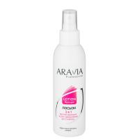 ARAVIA Professional Лосьон 2 в 1 против вросших волос и для замедления роста волос с фруктовыми кислотами, 150мл./15