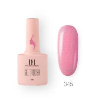 Гель-лак TNL 8 Чувств №345 - розовый блеск (10 мл.)