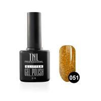 Гель-лак TNL - Glitter №51 - Золото с мелким шиммером (10 мл.)