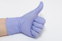 Перчатки нитрил фиолетовые медицинские XS МедиОк 100 шт/упк