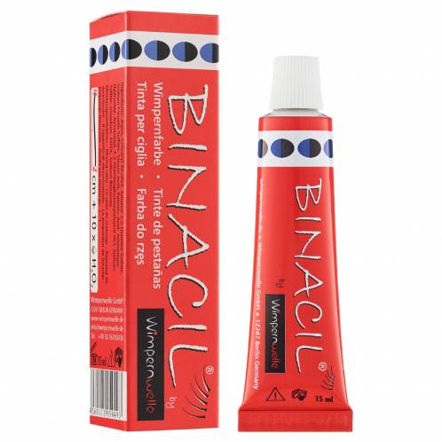 Краска для бровей и ресниц BINACIL Blue-Black (Иссиня-Черная)