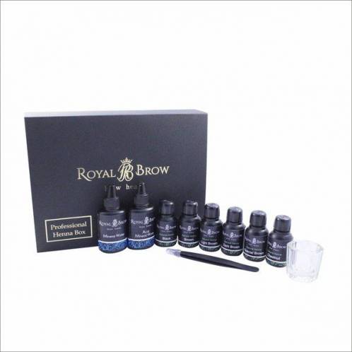 Royal Brow (Роял Бров) Хна для бровей+мин.раствор, brown, 15+15мл