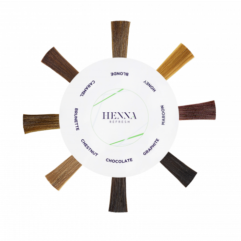 Набор хны с экстрактом имбиря Henna Refresh, standard, 6*7г