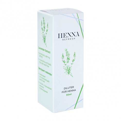 Активный питательный раствор для хны Henna Refresh с экстрактом лаванды, 50 мл