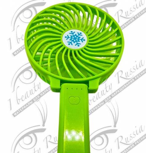 Ручной вентилятор, зеленый